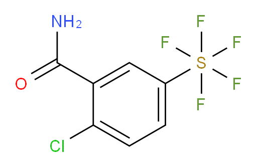 [3-(Aminocarbonyl)-4-chlorophenyl]sulfur pentafluoride