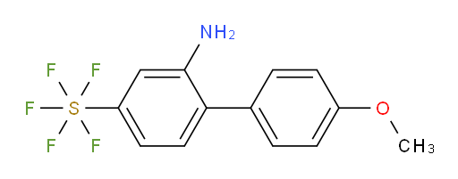 (2-Amino-4'-methoxy-biphenyl-4-yl)sulfur pentafluoride