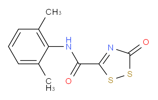 N-(2,6-dimethylphenyl)-3-oxo-3H-1,2,4-dithiazole-5-carboxamide
