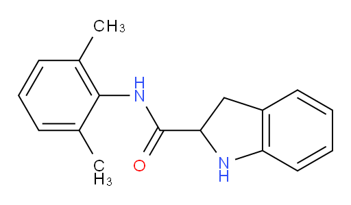 N-(2,6-dimethylphenyl)indoline-2-carboxamide