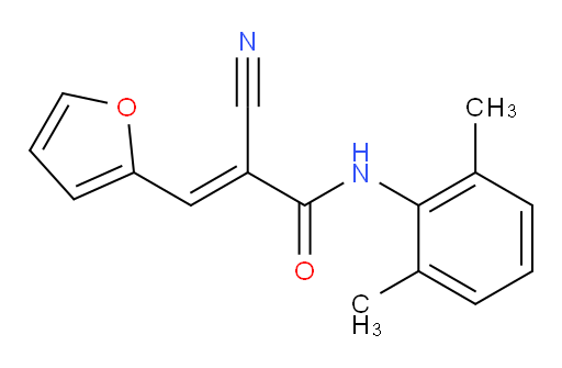 (E)-2-cyano-N-(2,6-dimethylphenyl)-3-(furan-2-yl)acrylamide