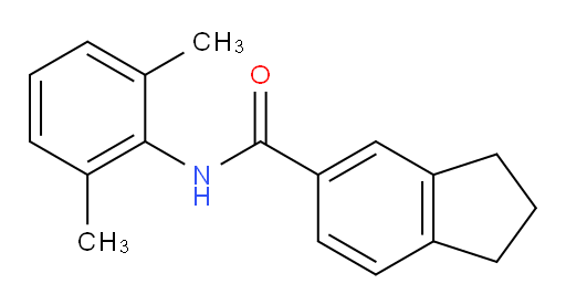 N-(2,6-dimethylphenyl)-2,3-dihydro-1H-indene-5-carboxamide