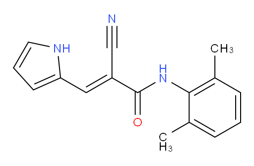 (E)-2-cyano-N-(2,6-dimethylphenyl)-3-(1H-pyrrol-2-yl)acrylamide