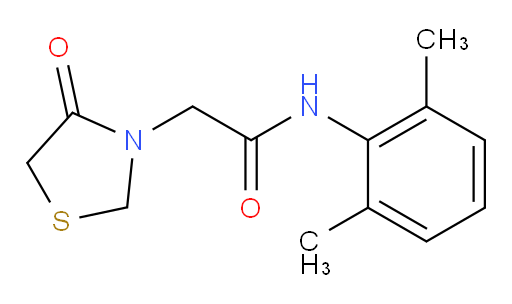N-(2,6-dimethylphenyl)-2-(4-oxothiazolidin-3-yl)acetamide