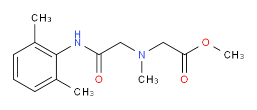 methyl 2-((2-((2,6-dimethylphenyl)amino)-2-oxoethyl)(methyl)amino)acetate