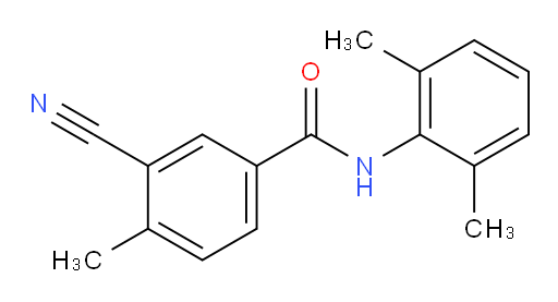 3-cyano-N-(2,6-dimethylphenyl)-4-methylbenzamide