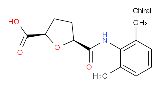 (2R,5S)-5-((2,6-dimethylphenyl)carbamoyl)tetrahydrofuran-2-carboxylic acid