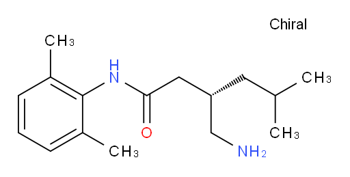 (S)-3-(aminomethyl)-N-(2,6-dimethylphenyl)-5-methylhexanamide