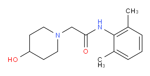 N-(2,6-dimethylphenyl)-2-(4-hydroxypiperidin-1-yl)acetamide