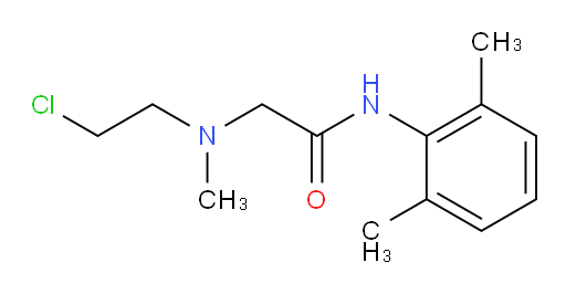2-((2-chloroethyl)(methyl)amino)-N-(2,6-dimethylphenyl)acetamide