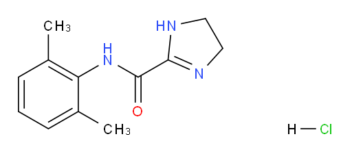 N-(2,6-dimethylphenyl)-4,5-dihydro-1H-imidazole-2-carboxamide hydrochloride