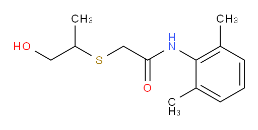 N-(2,6-dimethylphenyl)-2-((1-hydroxypropan-2-yl)thio)acetamide