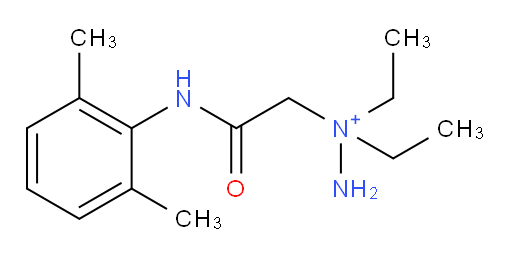 1-(2-((2,6-dimethylphenyl)amino)-2-oxoethyl)-1,1-diethylhydrazin-1-ium