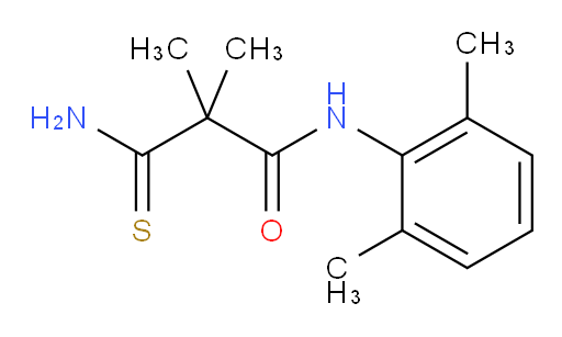 3-amino-N-(2,6-dimethylphenyl)-2,2-dimethyl-3-thioxopropanamide
