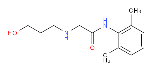 N-(2,6-dimethylphenyl)-2-((3-hydroxypropyl)amino)acetamide