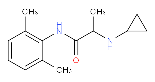 2-(cyclopropylamino)-N-(2,6-dimethylphenyl)propanamide
