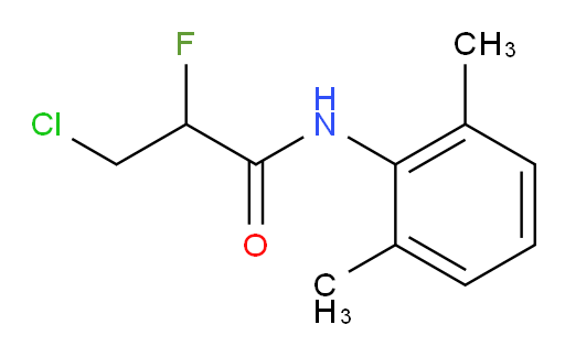 3-chloro-N-(2,6-dimethylphenyl)-2-fluoropropanamide