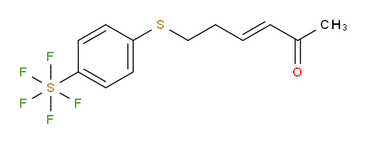 [4-[(5-oxo-3-hexen-1-yl)thio]phenyl]sulfur pentafluoride