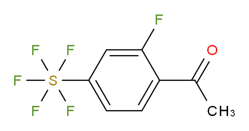 (4-Acetyl-3-fluorophenyl)sulfur pentafluoride