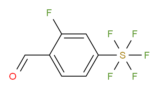 (3-fluoro-4-formylphenyl)sulfur pentafluoride