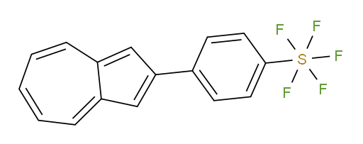 4-(azulen-2-yl)(pentafluoromercapto)benzene