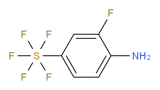 4-amino-3-fluoro(pentafluoromercapto)benzene