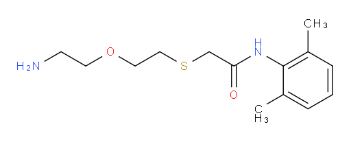 2-((2-(2-aminoethoxy)ethyl)thio)-N-(2,6-dimethylphenyl)acetamide