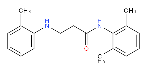 N-(2,6-dimethylphenyl)-3-(o-tolylamino)propanamide
