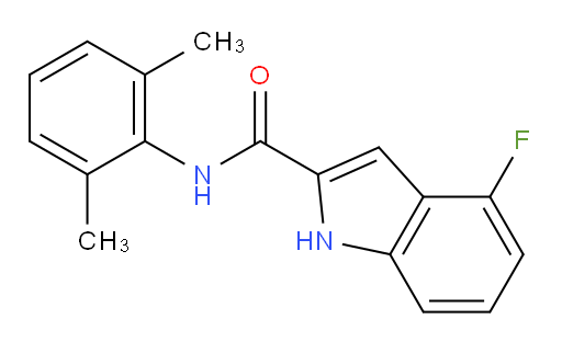 N-(2,6-dimethylphenyl)-4-fluoro-1H-indole-2-carboxamide