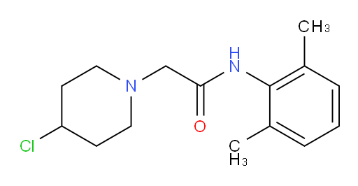 2-(4-chloropiperidin-1-yl)-N-(2,6-dimethylphenyl)acetamide