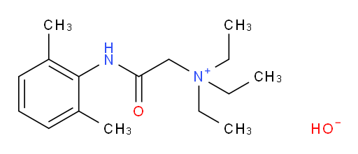 2-((2,6-dimethylphenyl)amino)-N,N,N-triethyl-2-oxoethanaminium hydroxide