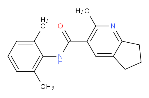 N-(2,6-dimethylphenyl)-2-methyl-6,7-dihydro-5H-cyclopenta[b]pyridine-3-carboxamide