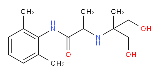 2-((1,3-dihydroxy-2-methylpropan-2-yl)amino)-N-(2,6-dimethylphenyl)propanamide