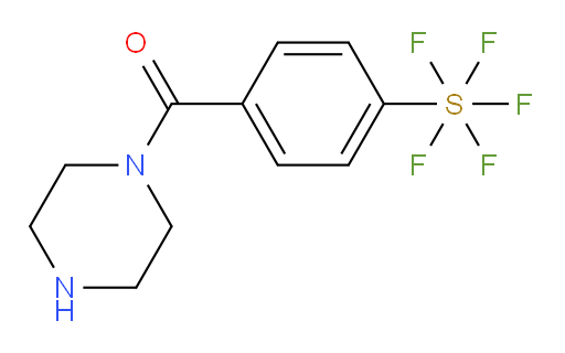 (4-(pentafluoromercapto)phenyl)(piperazin-1-yl)methanone