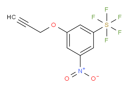 3-nitro-5-(prop-2-yn-1-yloxy)(pentafluoromercapto)benzene