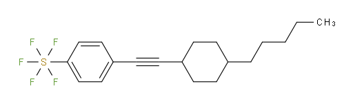 [4-[(4-pentylcyclohexyl)ethynyl]phenyl]sulfur pentafluoride