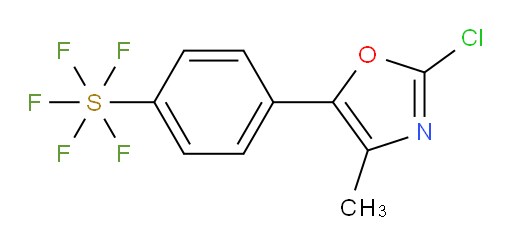 [4-(2-Chloro-4-methyl-5-oxazolyl)phenyl]sulfur pentafluoride