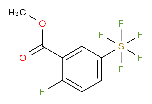 [4-fluoro-3-(methoxycarbonyl)phenyl]-sulfur pentafluoride