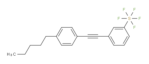 [3-[2-(4-pentylphenyl)ethynyl]phenyl]sulfur pentafluoride