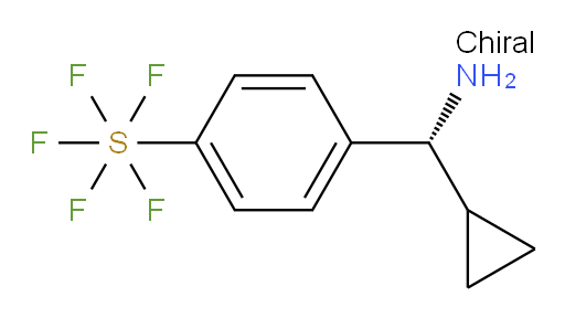 [4-[(R)-Aminocyclopropylmethyl]phenyl]sulfur pentafluoride