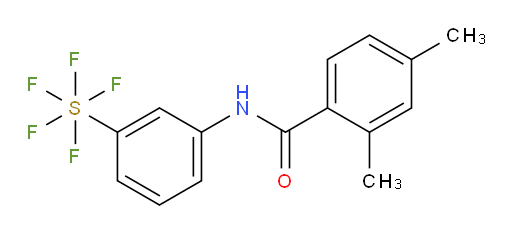 [3-[(2,4-Dimethylbenzoyl)amino]phenyl]sulfur pentafluoride