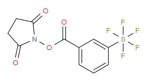 2,5-dioxopyrrolidin-1-yl 3-(pentafluoromercapto)benzoate