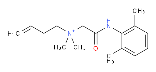 N-(2-((2,6-dimethylphenyl)amino)-2-oxoethyl)-N,N-dimethylbut-3-en-1-aminium