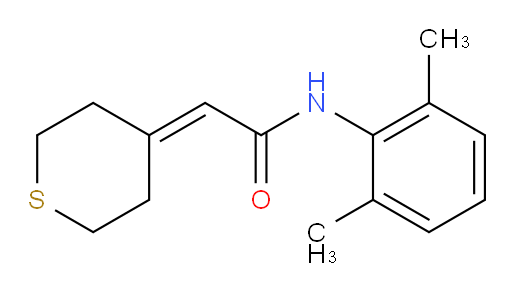 2-(dihydro-2H-thiopyran-4(3H)-ylidene)-N-(2,6-dimethylphenyl)acetamide