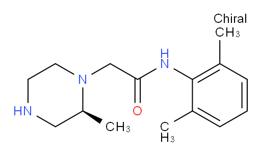(S)-N-(2,6-dimethylphenyl)-2-(2-methylpiperazin-1-yl)acetamide