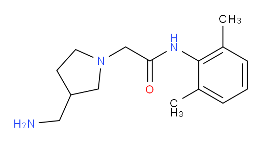 2-(3-(aminomethyl)pyrrolidin-1-yl)-N-(2,6-dimethylphenyl)acetamide