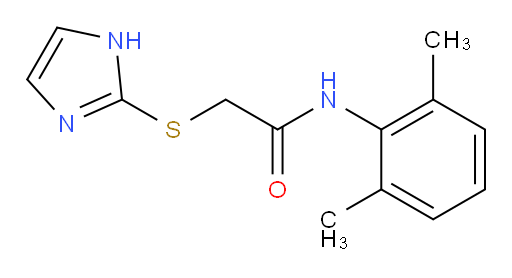 2-((1H-imidazol-2-yl)thio)-N-(2,6-dimethylphenyl)acetamide
