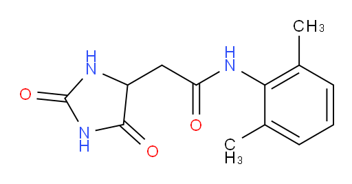 N-(2,6-dimethylphenyl)-2-(2,5-dioxoimidazolidin-4-yl)acetamide