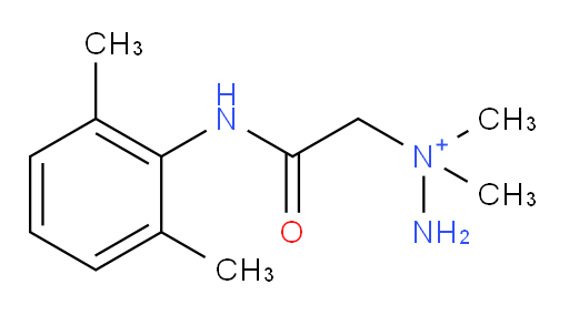 1-(2-((2,6-dimethylphenyl)amino)-2-oxoethyl)-1,1-dimethylhydrazin-1-ium