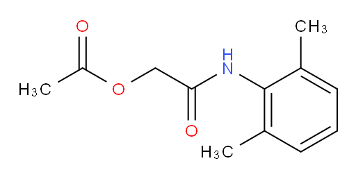 2-((2,6-dimethylphenyl)amino)-2-oxoethyl acetate